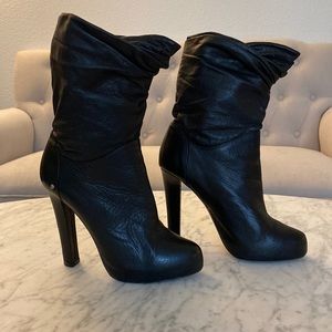 Dolce Vida Black Leather Boots